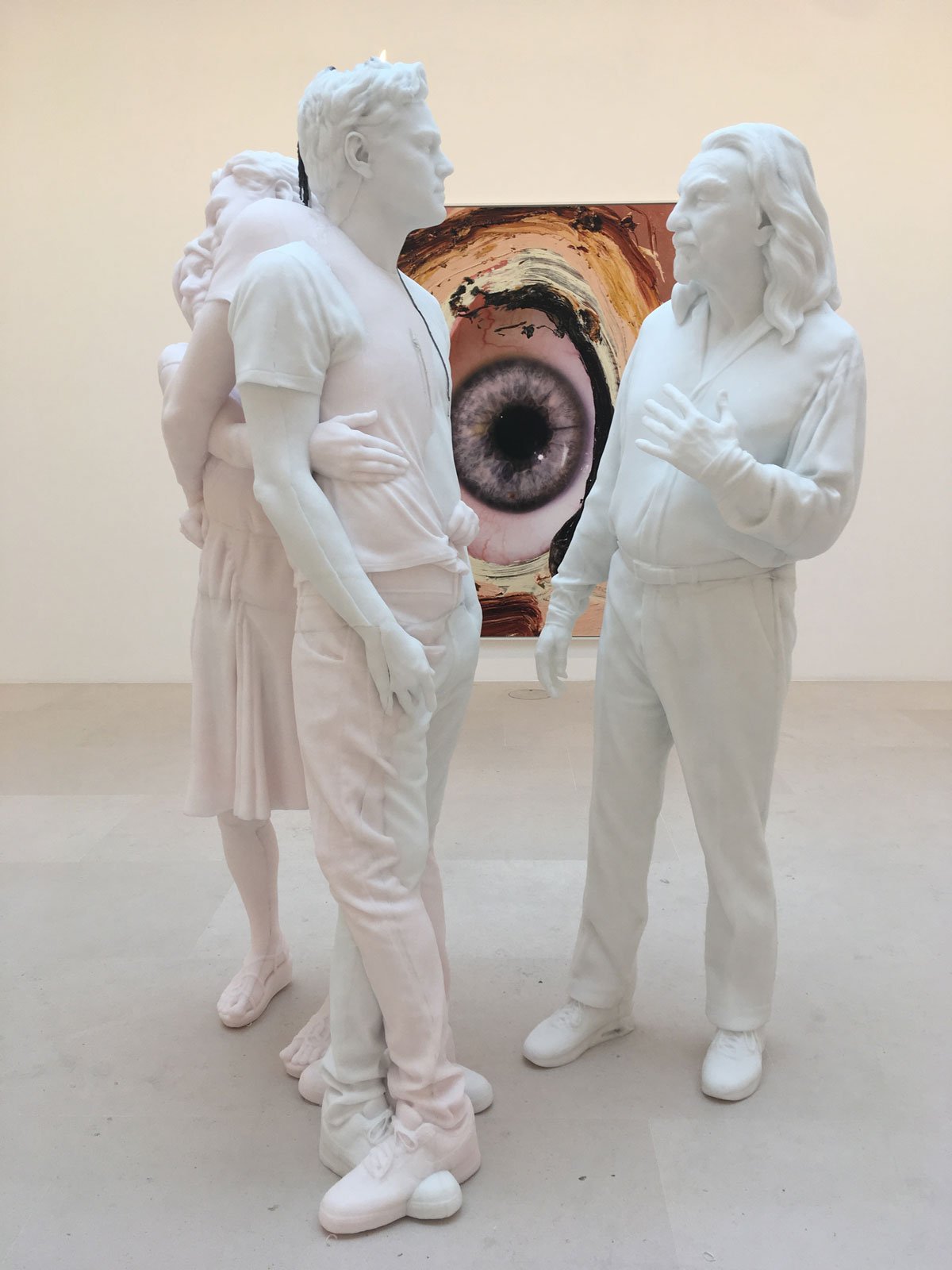 Urs Fischer's Leo on show at Gagosian gallery in Paris © Photo: Anna Sansom, The Art Newspaper