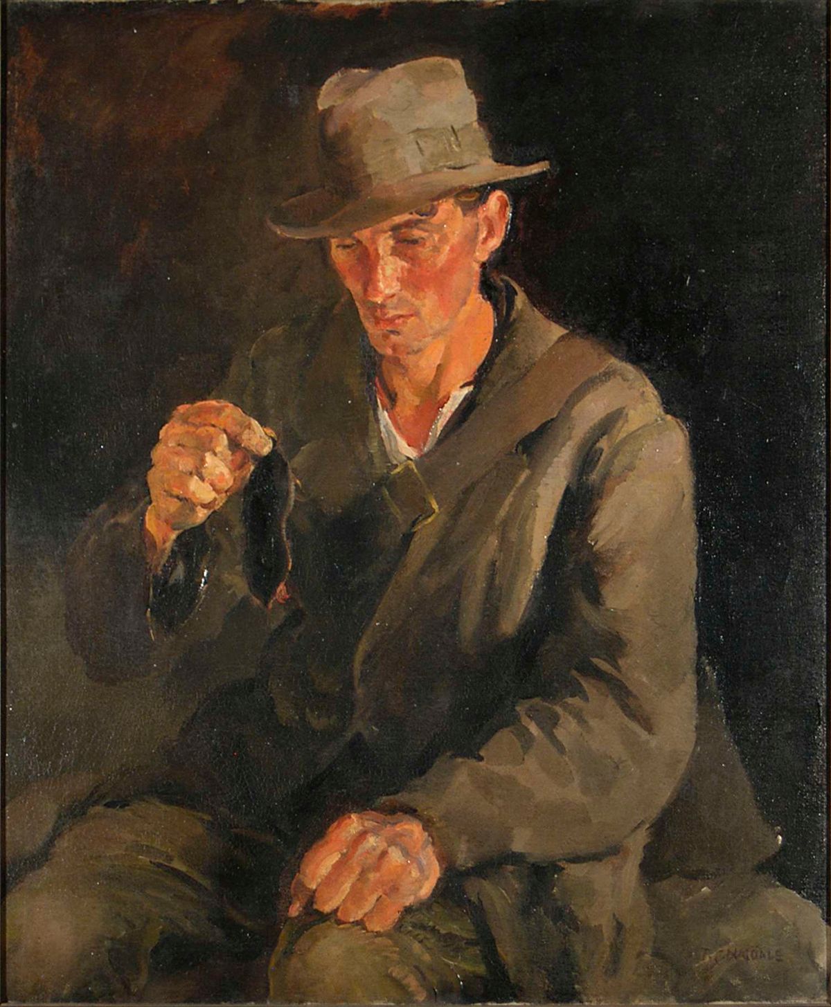 Thomas Dugdale, The Mole Catcher courtesy UK Government Art Collection, DCMS