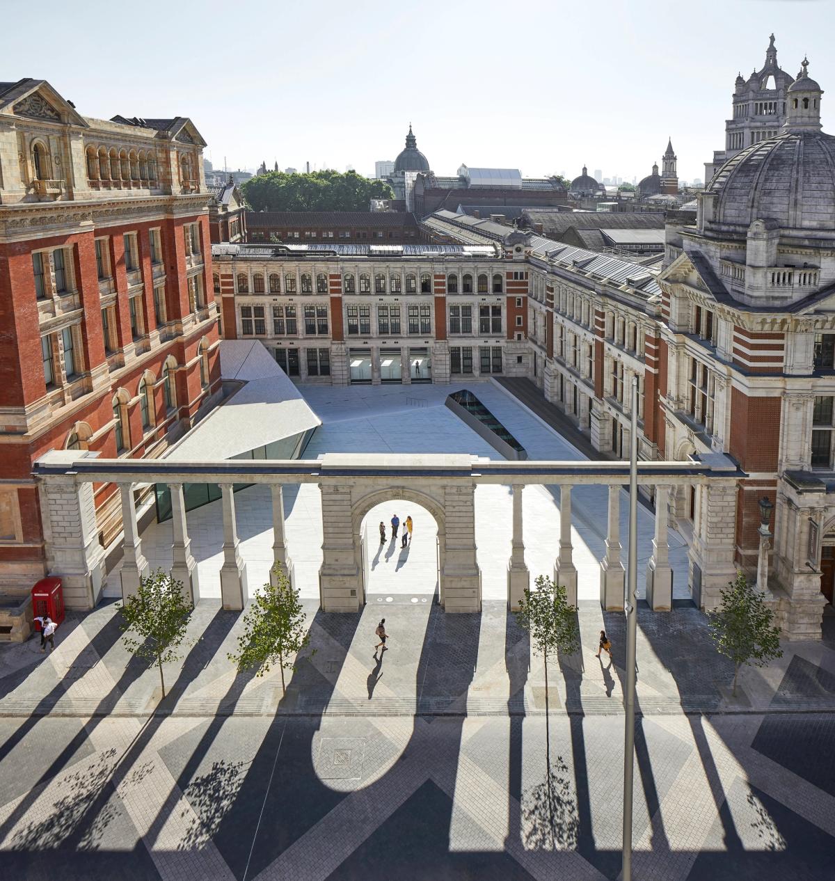 The Victoria and Albert museum's courtyard © Hufton + Crow; courtesy Victoria and Albert Museum