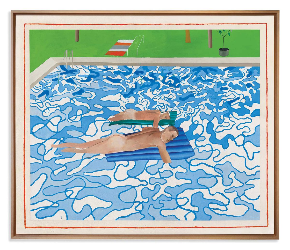 David Hockney’s California (1965), which is being offered by Christie’s, was last seen in public 40 years ago
Photo: Christie’s Images