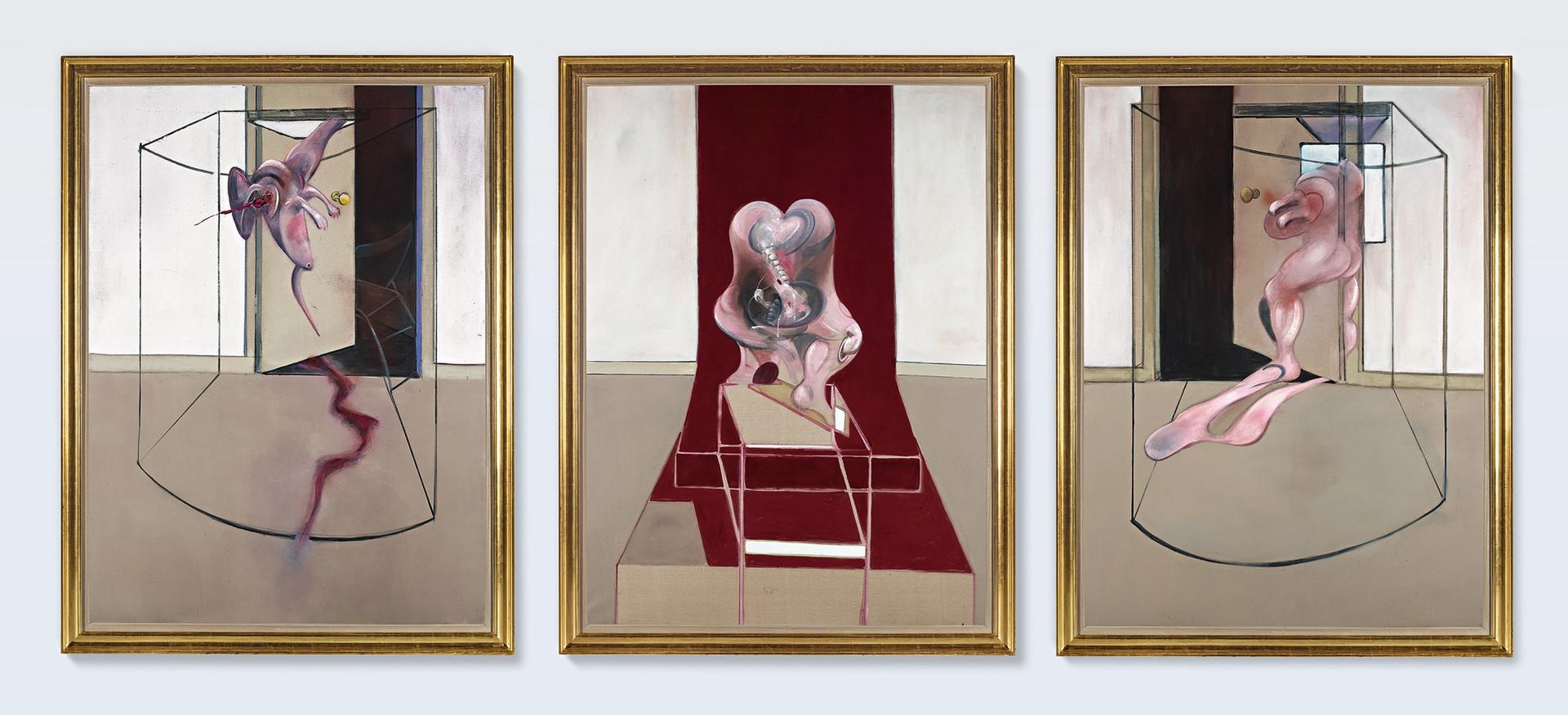 Francis Bacon, Triptych Inspired by the Oresteia of Aeschylus (1981) Image courtesy Sotheby's