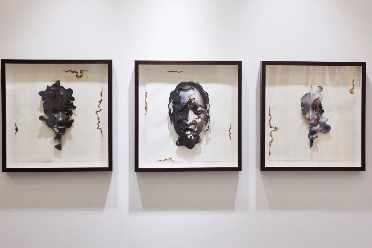 Mobolaji Ogunrosoye’s work with Kó gallery © Eva Sakellarides