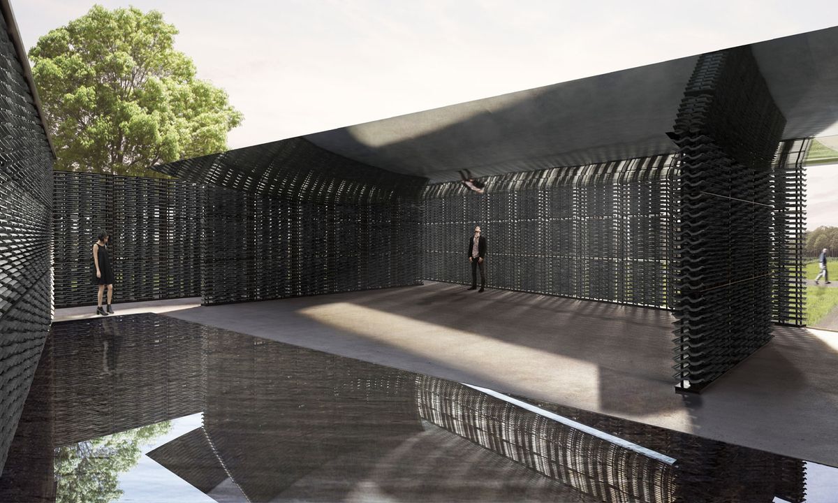Serpentine Pavilion 2018 Frida Escobedo, Taller de Arquitectura, Renderings by Atmósfera