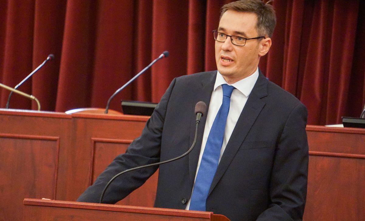 Budapest’s centre-left mayor, Gergely Karácsony, who was elected on a green platform in October Courtesy of the Mayor’s Office