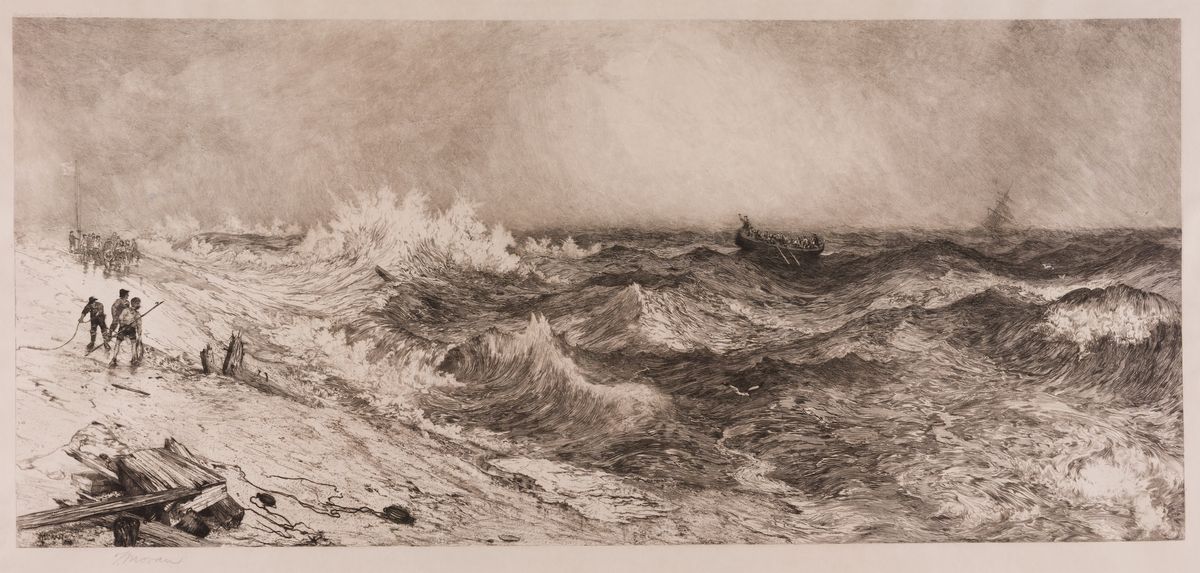 Thomas Moran, The Much Resounding Sea, 1886 Courtesy the Norton Museum of Art. Promised Gift of the Collection of Jonathan “Jack” Frost