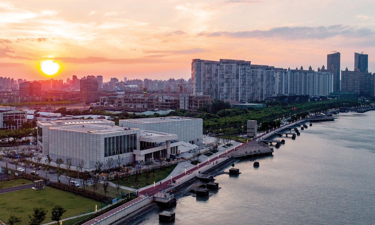 The new Centre Pompidou x West Bund Museum opened in Shanghai for an initial five-year period © Aki / West Bund Museum