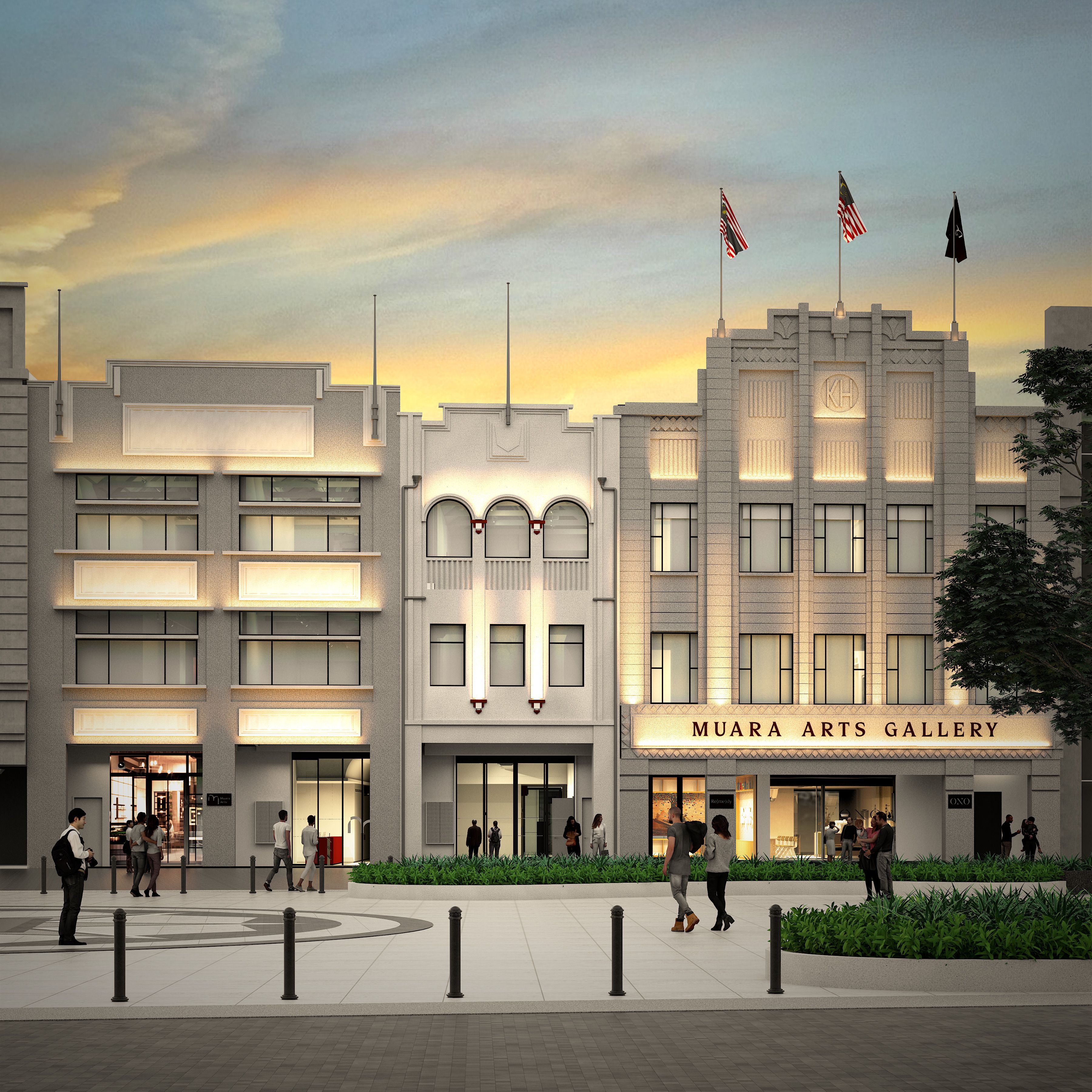 A rendering of Muara Arts, which will open with a survey of Southeast Asian art featuring more than 40 artists

Muara Arts