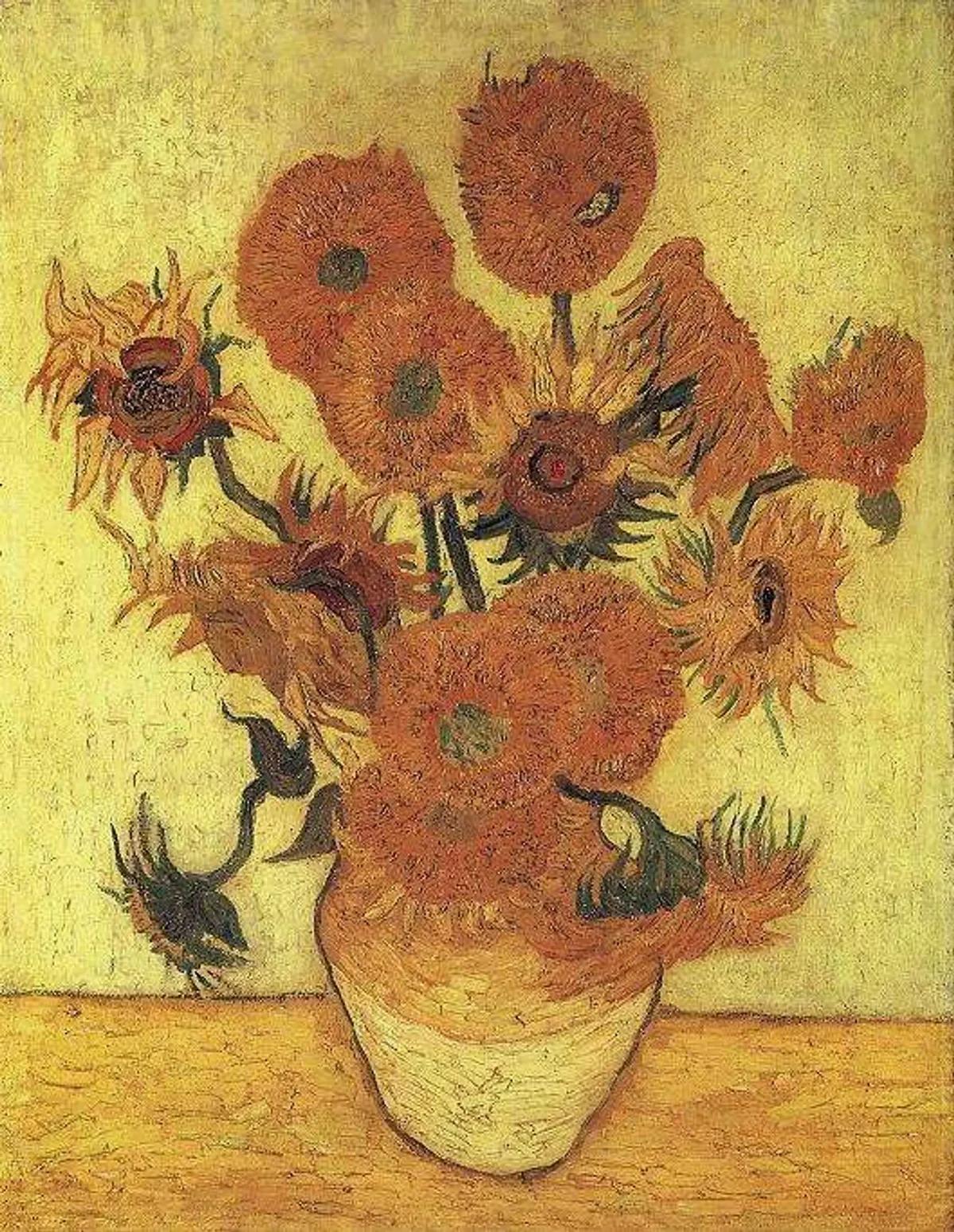 Vincent van Gogh’s Sunflowers (December 1888-January 1889) Photo: Courtesy the Sompo Museum of Art, Tokyo