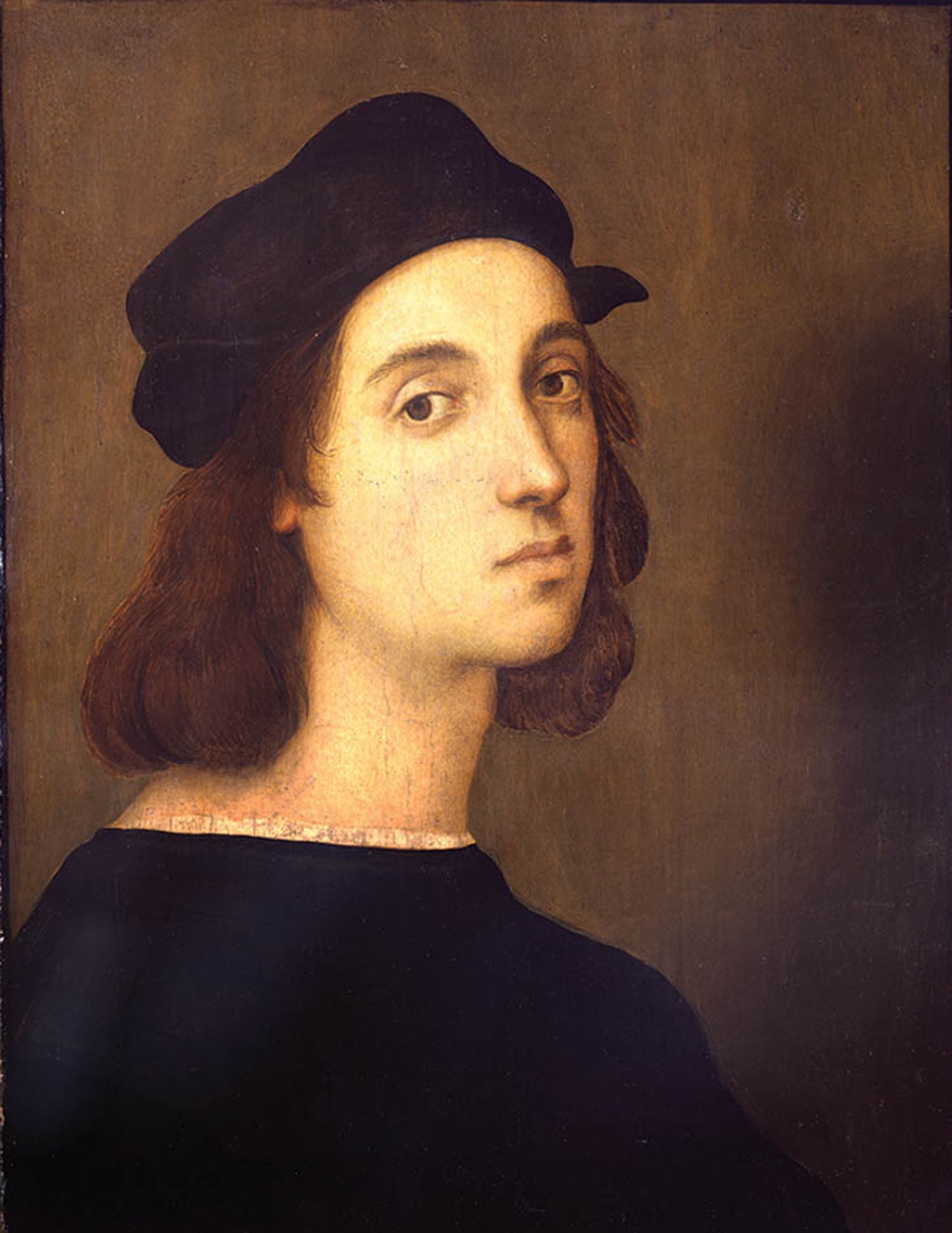 Raphael's Self Portrait (around 1506) © Gallerie degli Uffizi