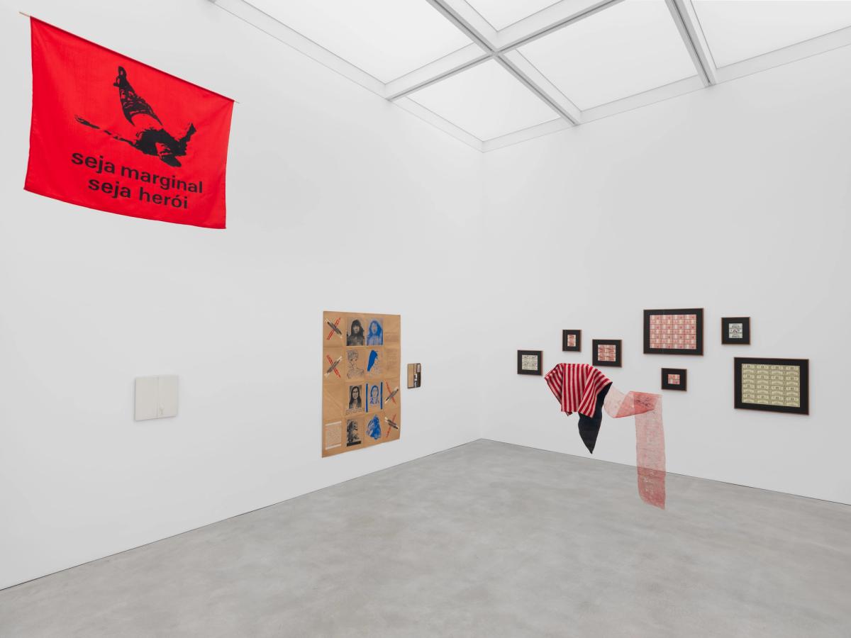 Installation view of Angel with a Gun: Homage to Guy Brett at Alison Jacques, London
Courtesy of Alison Jacques Gallery