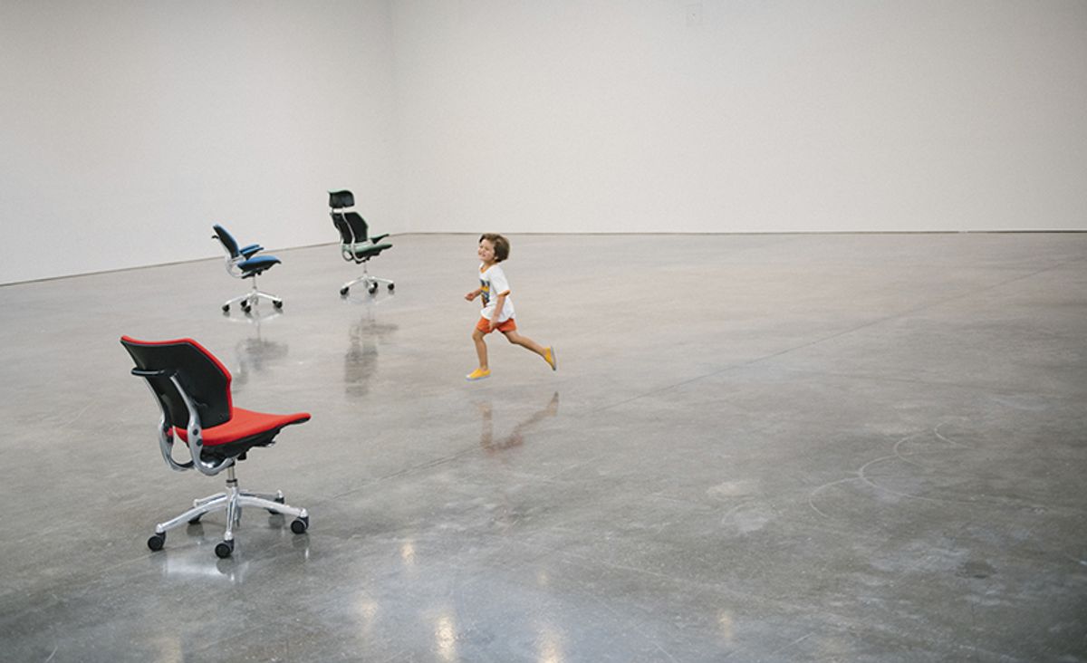 Installation view of Urs Fischer: PLAY at Gagosian Photo: Chad Moore, © Urs Fischer; courtesy of Gagosian