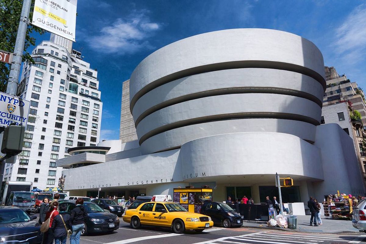 The Solomon R. Guggenheim Museum during a bustling period Jean-Christophe Benoist/Wikipedia