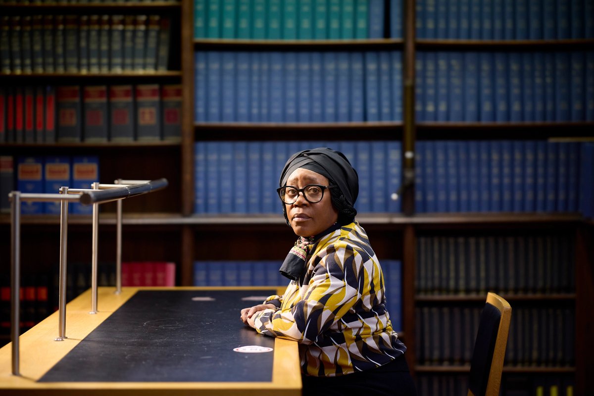 Sonia Boyce in the Donaldson Reading Room at UCL's Main Library 2026 © David Levene