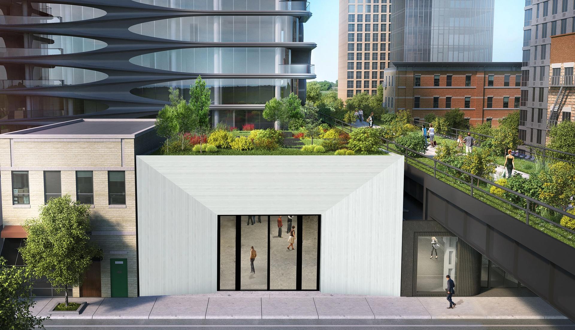 A rendering of Paul Kasmin gallery's fourth Chelsea location opening in October Courtesy of Studio MDA