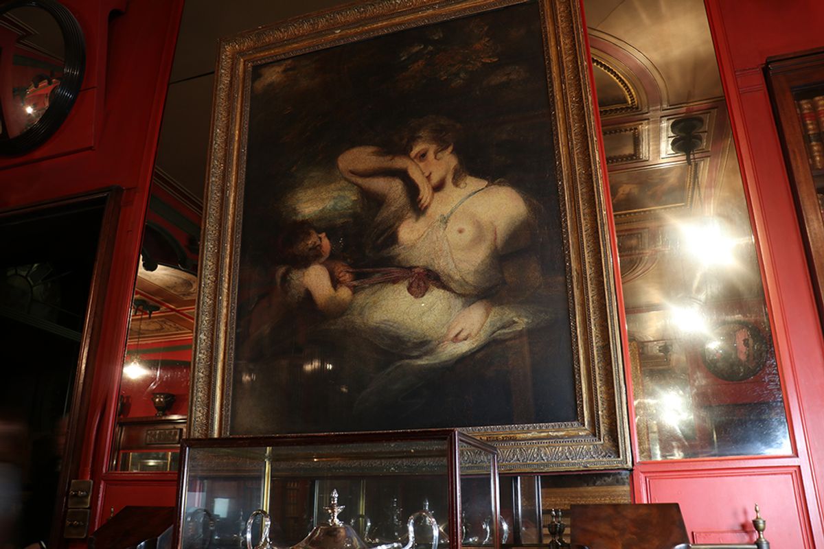 Sir Joshua Reynolds’s The Snake in the Grass (1785) in the library/dining room of Sir John Soane's Museum Tom Ryley