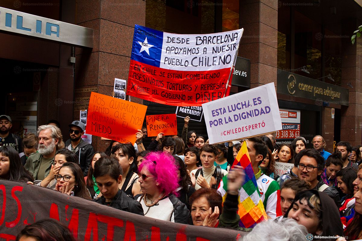 Protests in Chile Fotomovimiento via Flickr