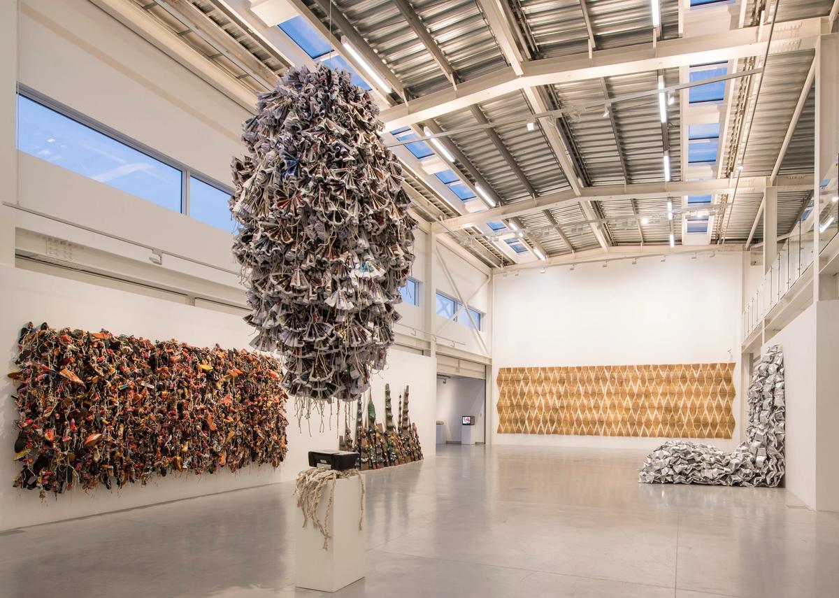 Installation  view of Hassan  Sharif:  I  Am  The  Single  Work  Artist at the Sharjah  Art  Foundation in  2017 Courtesy  of  Sharjah  Art  Foundation