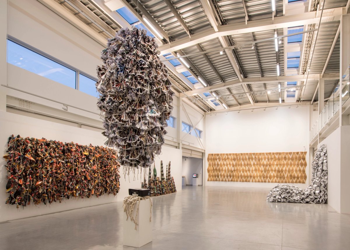 Installation view of Hassan Sharif: I Am The Single Work Artist at the Sharjah Art Foundation in 2017 Courtesy of Sharjah Art Foundation