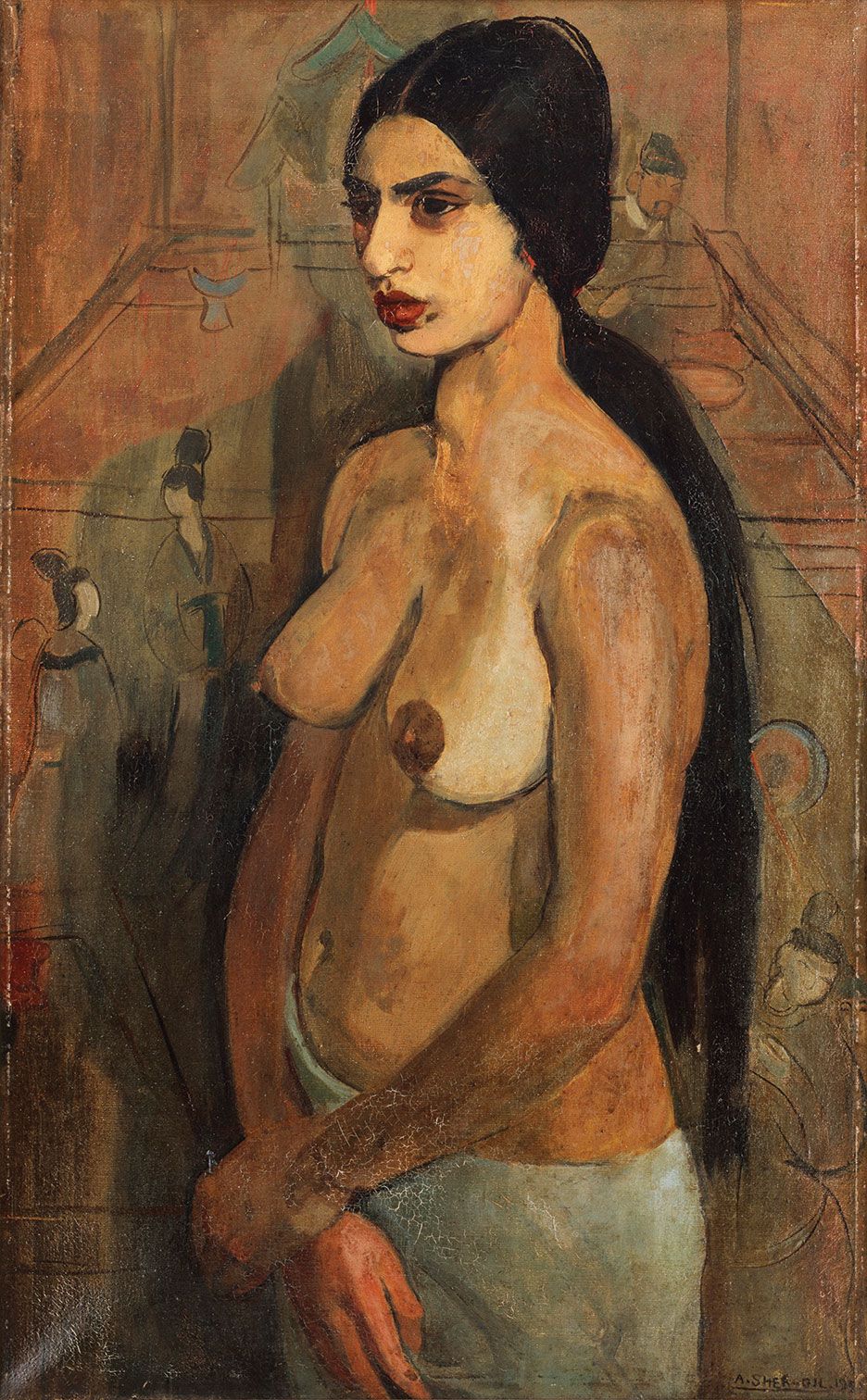 Amrita Sher-Gil’s Self-Portrait as Tahitian (1934) © Courtesy Vivan and Navina Sundaram