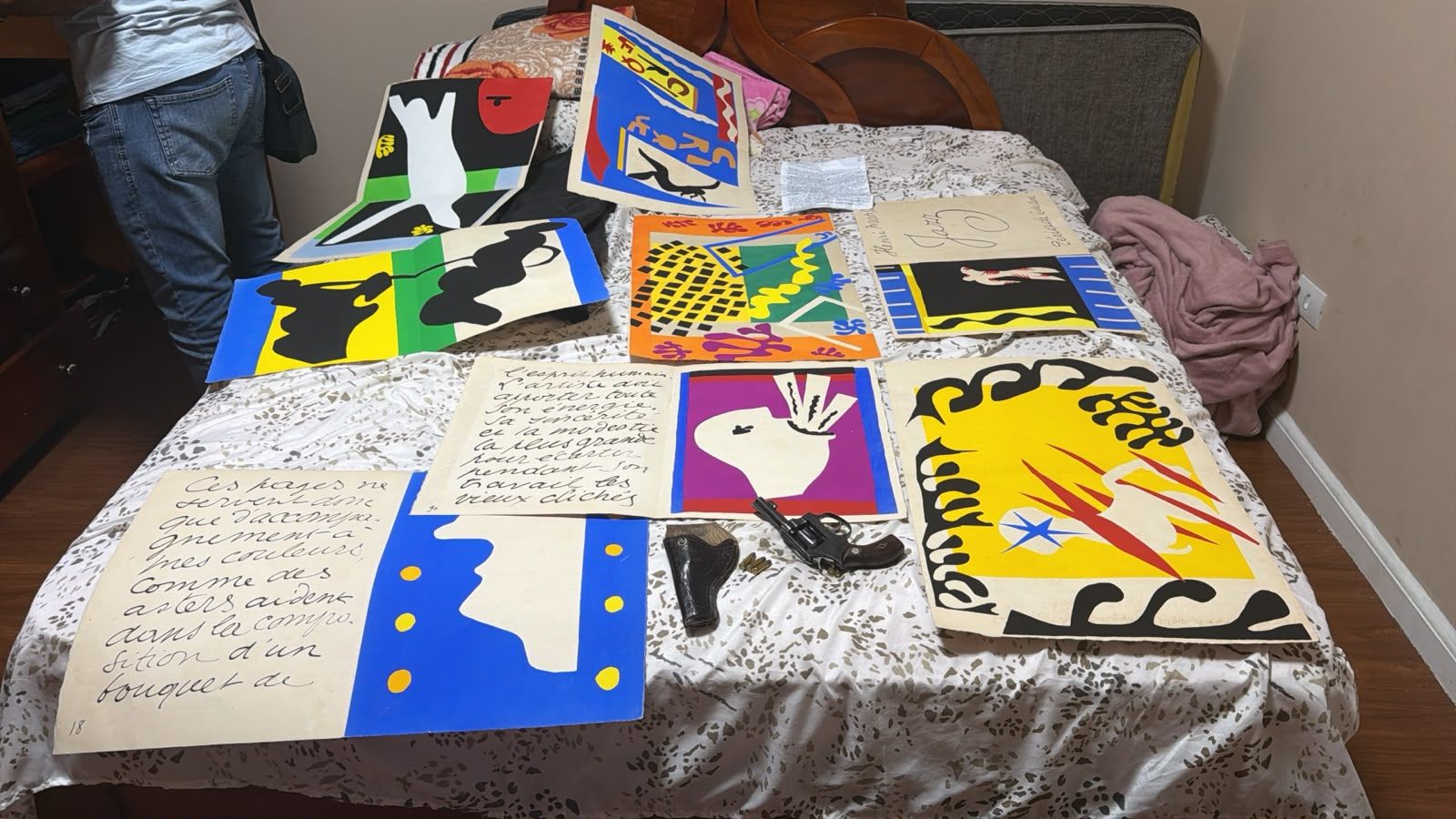 The recovered Matisse works Courtesy Secretaria da Segurança Pública do Estado de São Paulo