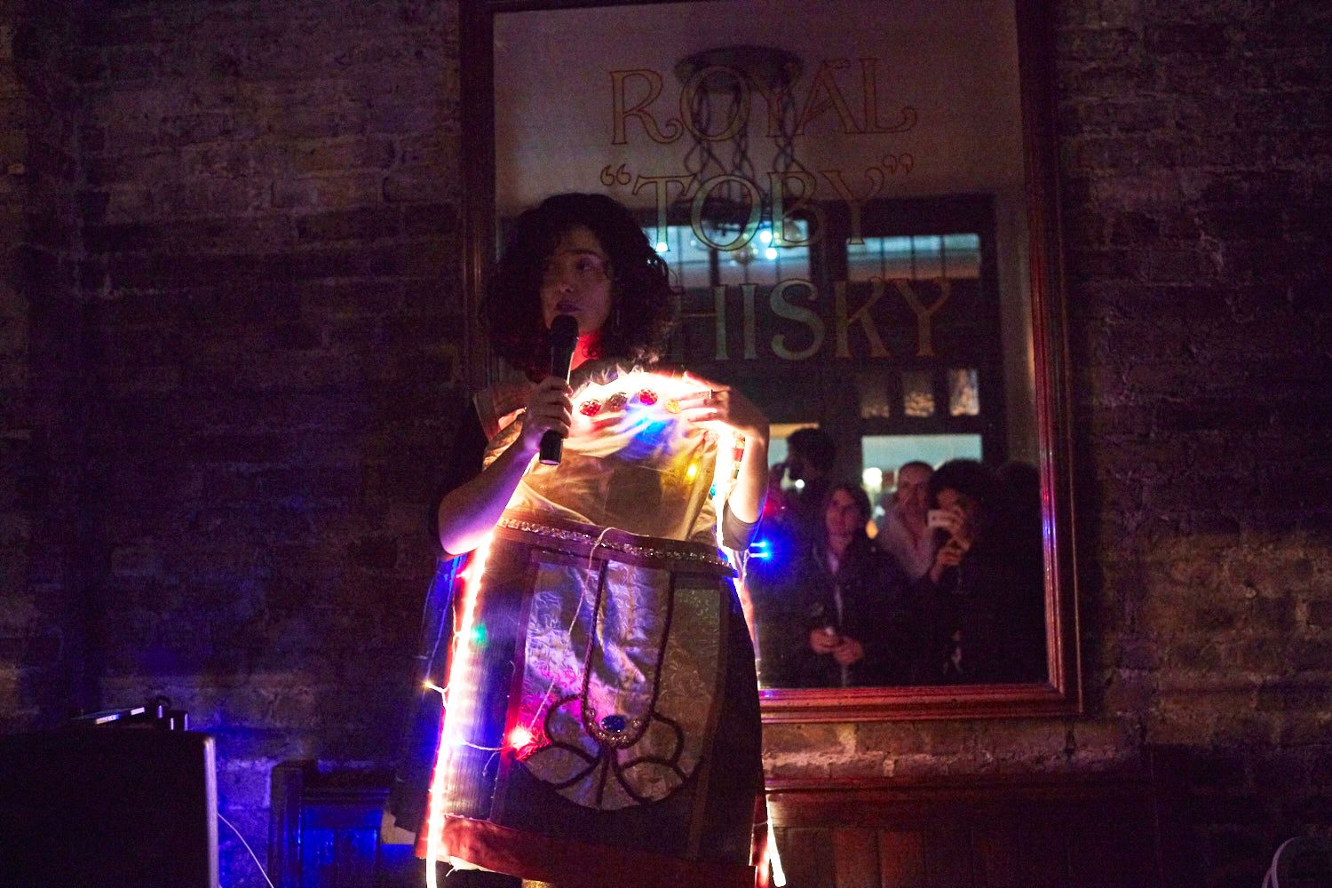 Bloomberg New Contemporaries, preview after-party performance by Gabriella Hirst Photo: Tom Carter