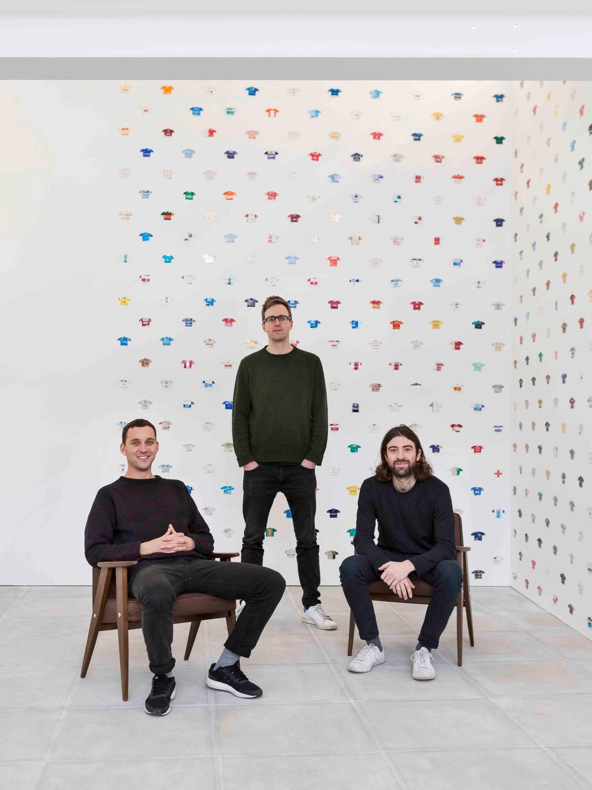 The Gertrude team: Will Jarvis, Tom Cole and Harry Beer Courtesy of Sunday Painter