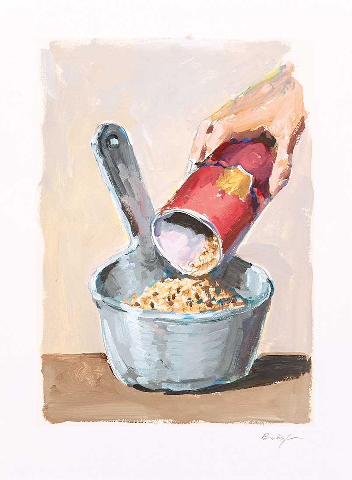 Dylan’s work Beans for Breakfast is in the show
© Bob Dylan