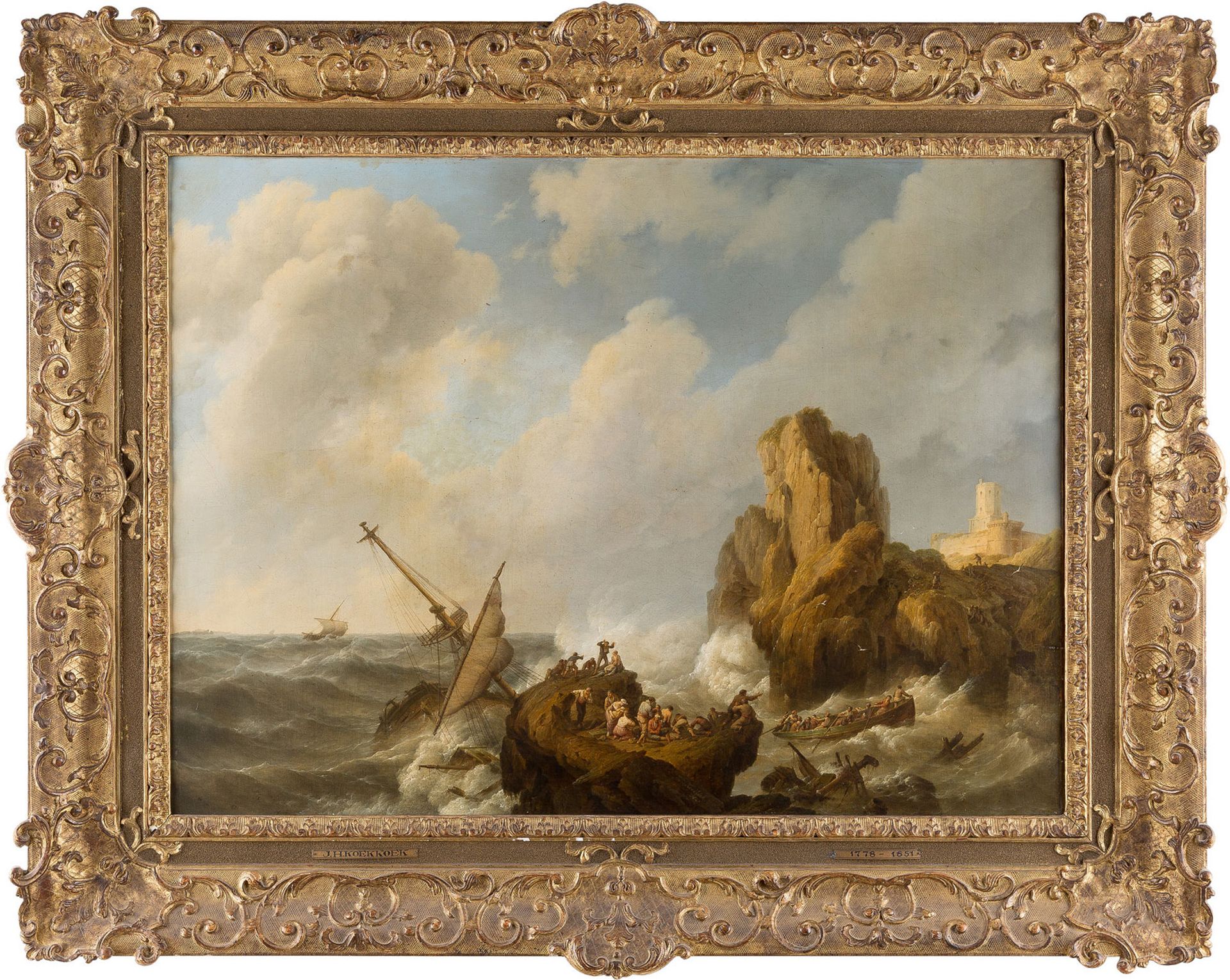 Johannes Hermanus Koekkoek, Storm at Sea (1841) © Concordia University