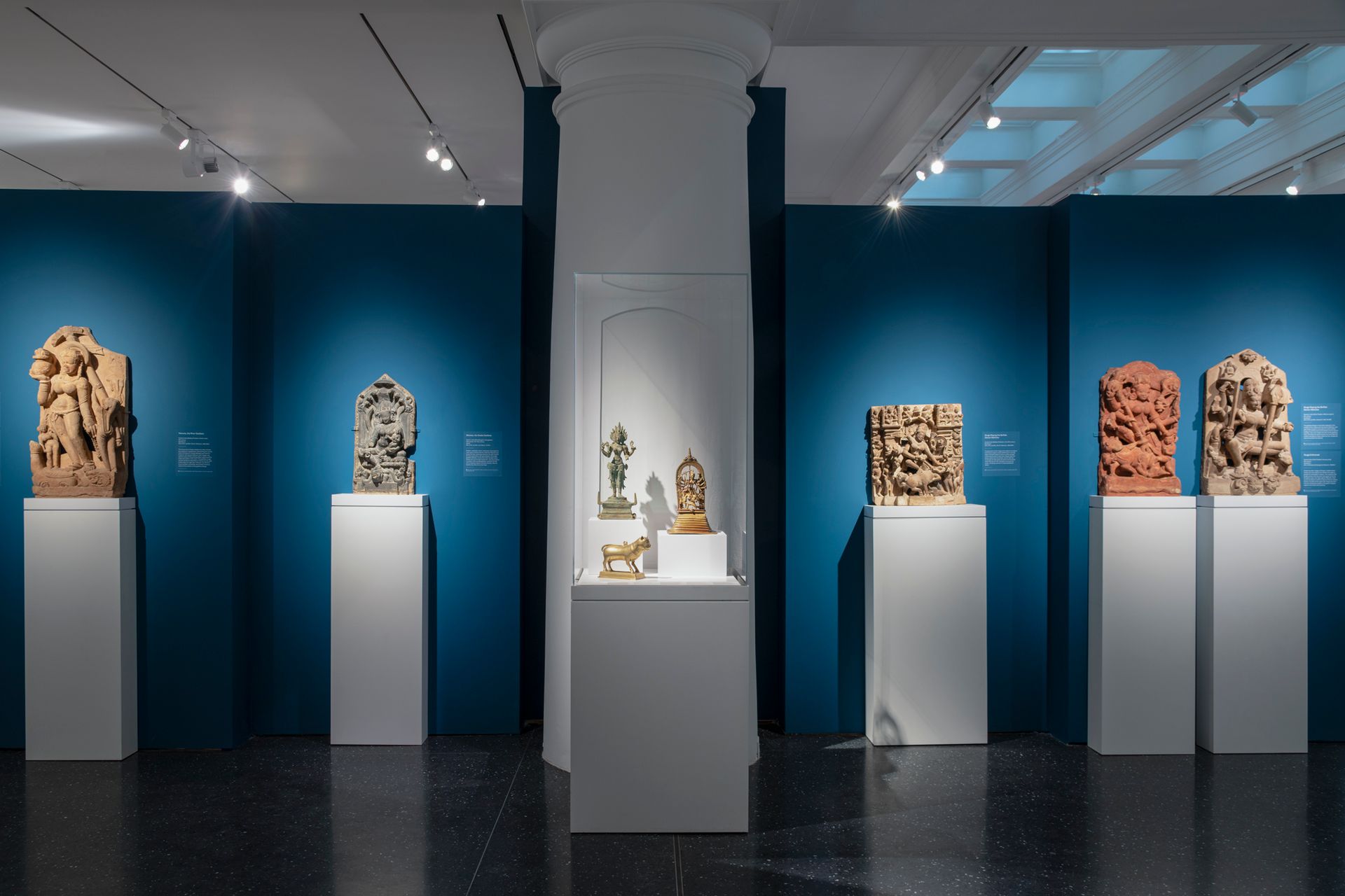Installation view, Arts of South Asia, Brooklyn Museum. Photo: Danny Perez.