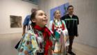 Children curate exhibition of Clyfford Still works inspired by their reservation