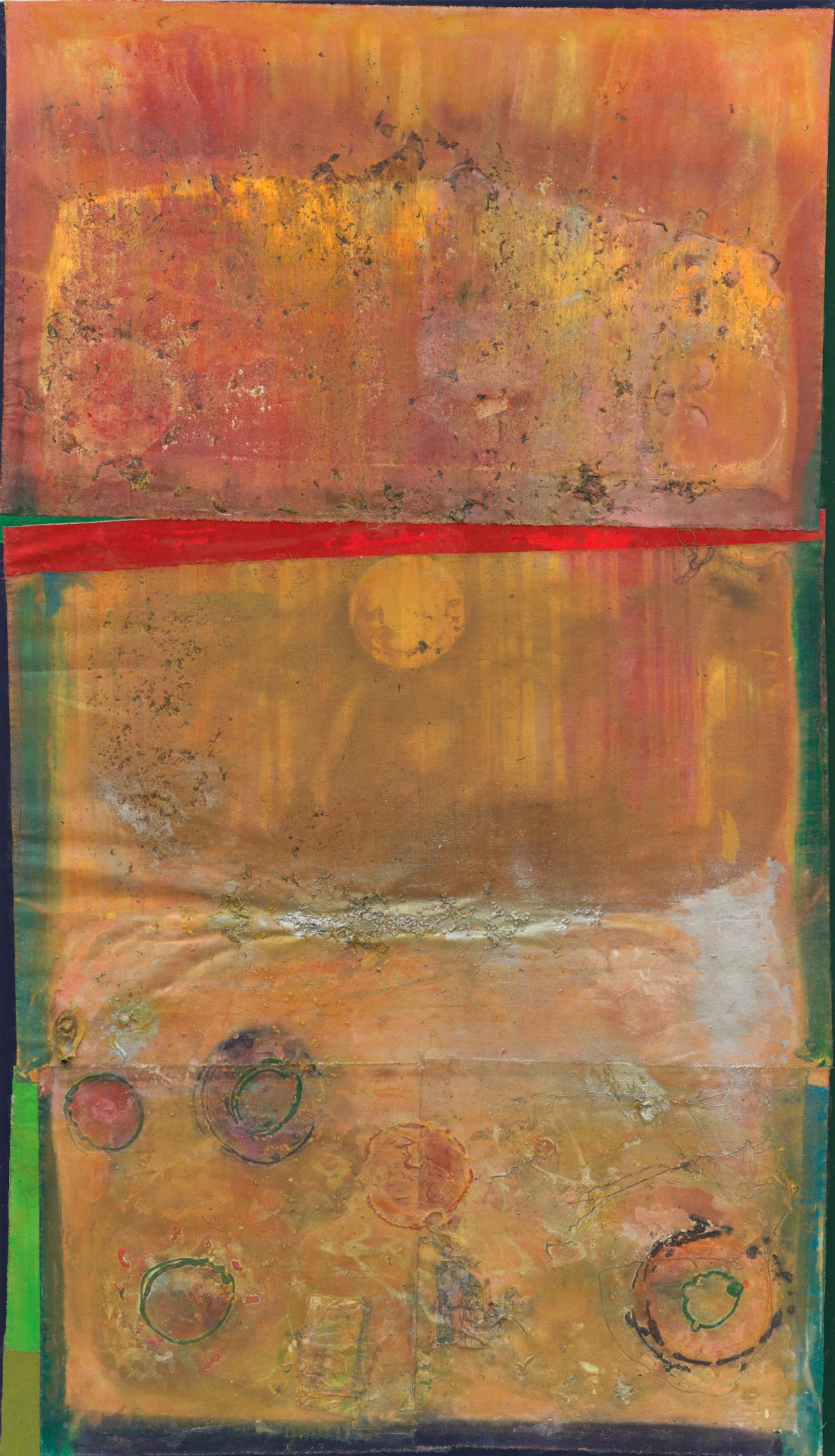 Frank Bowling's Passtheball (2022)
Courtesy of Hauser & Wirth and the artist