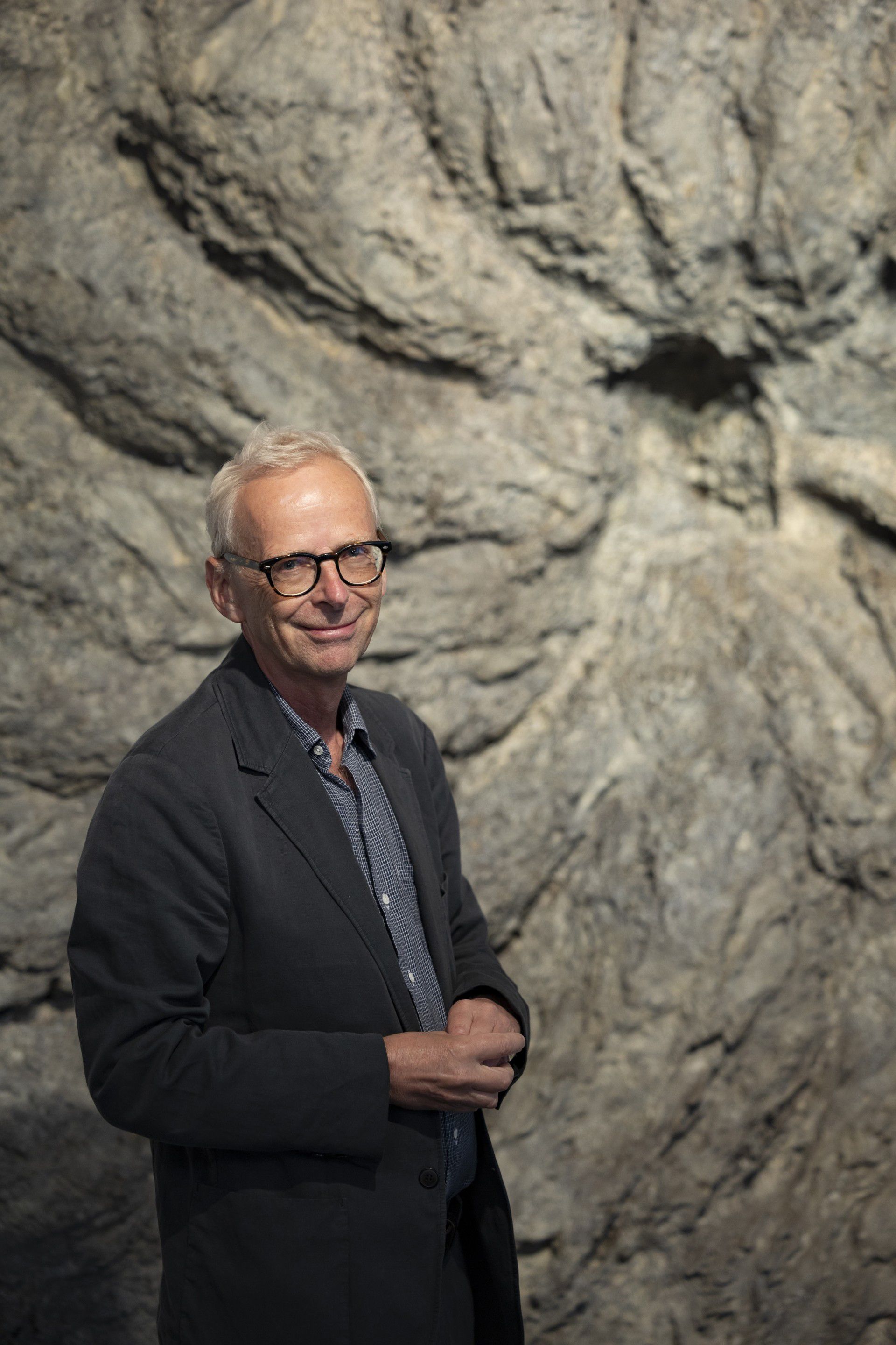 James Lingwood in front of Cristina Iglesias's Turbulence (2023)

Photo: courtesy James Lingwood


