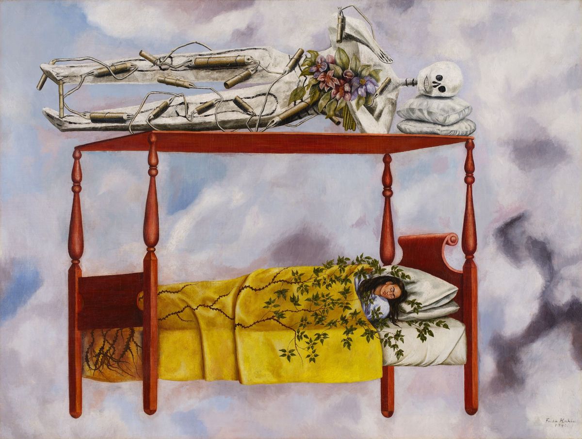 Frida Kahlo, El sueño (La cama), 1940
Courtesy Sotheby's