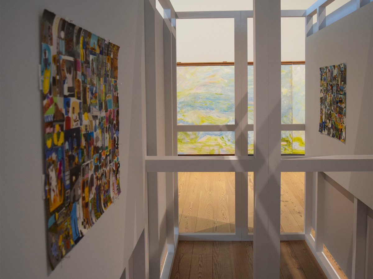 Works by Ralph Lemon installed in Whitney Biennial 2022: Quiet as It's Kept at the Whitney Museum Photo © Benjamin Sutton