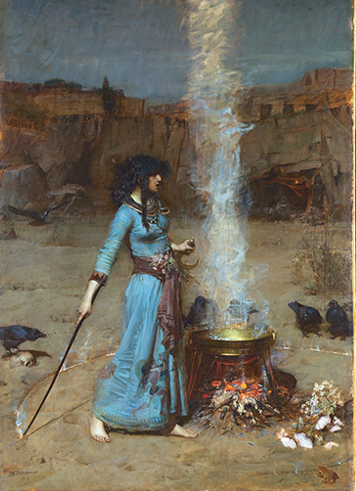 The Magic Circle (1886) by John William Waterhouse Tate Collection