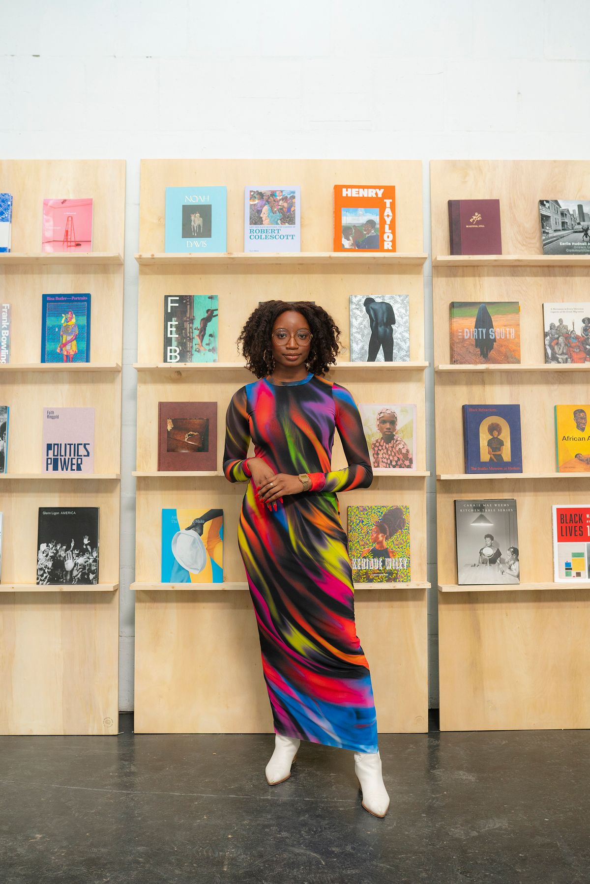The Reading Room's founder, archivist and curator Amarie Cemone Gipson Photo: Troy Ezequiel Montes. Courtesy Amarie Cemone Gipson