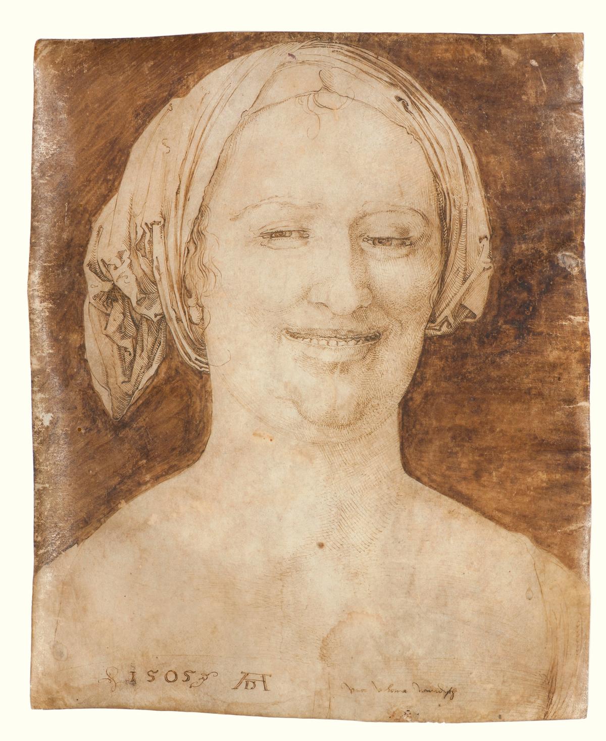 The investigation into Albrecht Dürer's Vna Vilana Windisch (1505) involved feeding AI a dataset of images of work by the artist together with “negative” examples such as forgeries and imitations
Photo: Juan M Orlandis-Habsburgo