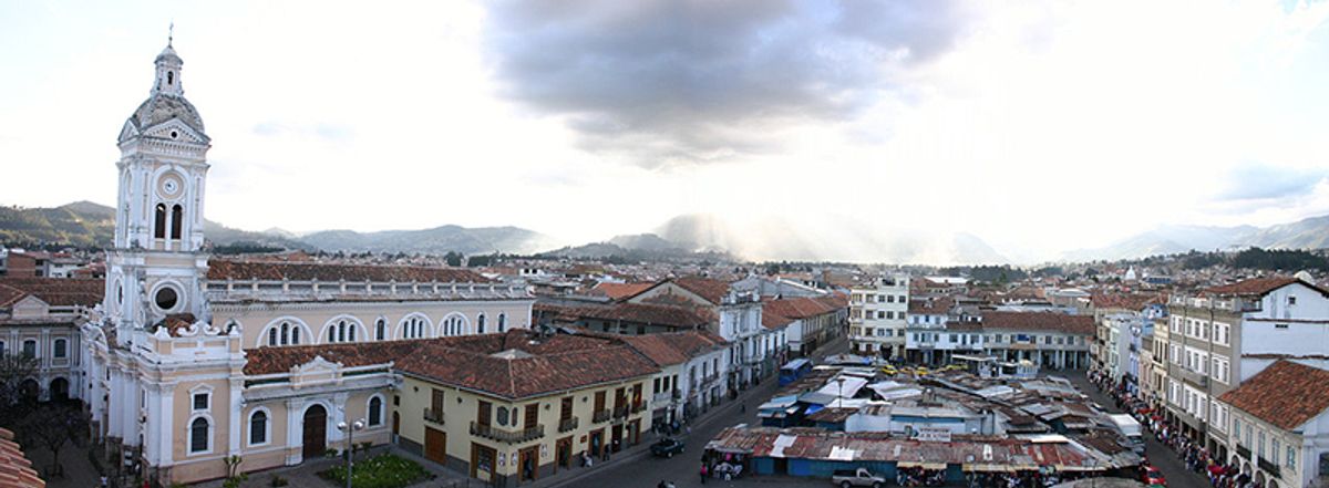 The theme of this year's Biennial of Cuenca is Living Structures.