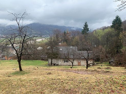 A view of Zhanna Kadyrova's mountain village art residence house in the Carpathians © Zhanna Kadyrova
