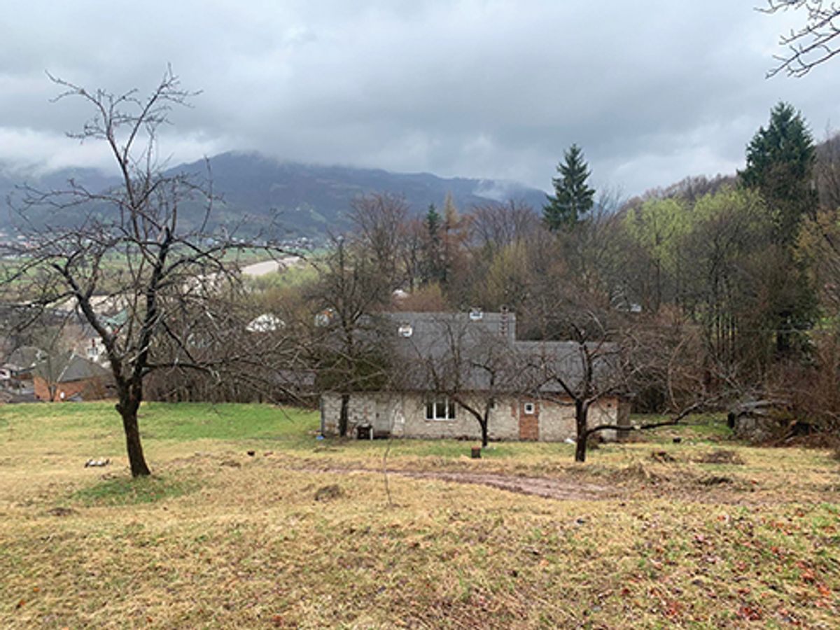 A view of Zhanna Kadyrova's mountain village art residence house in the Carpathians © Zhanna Kadyrova