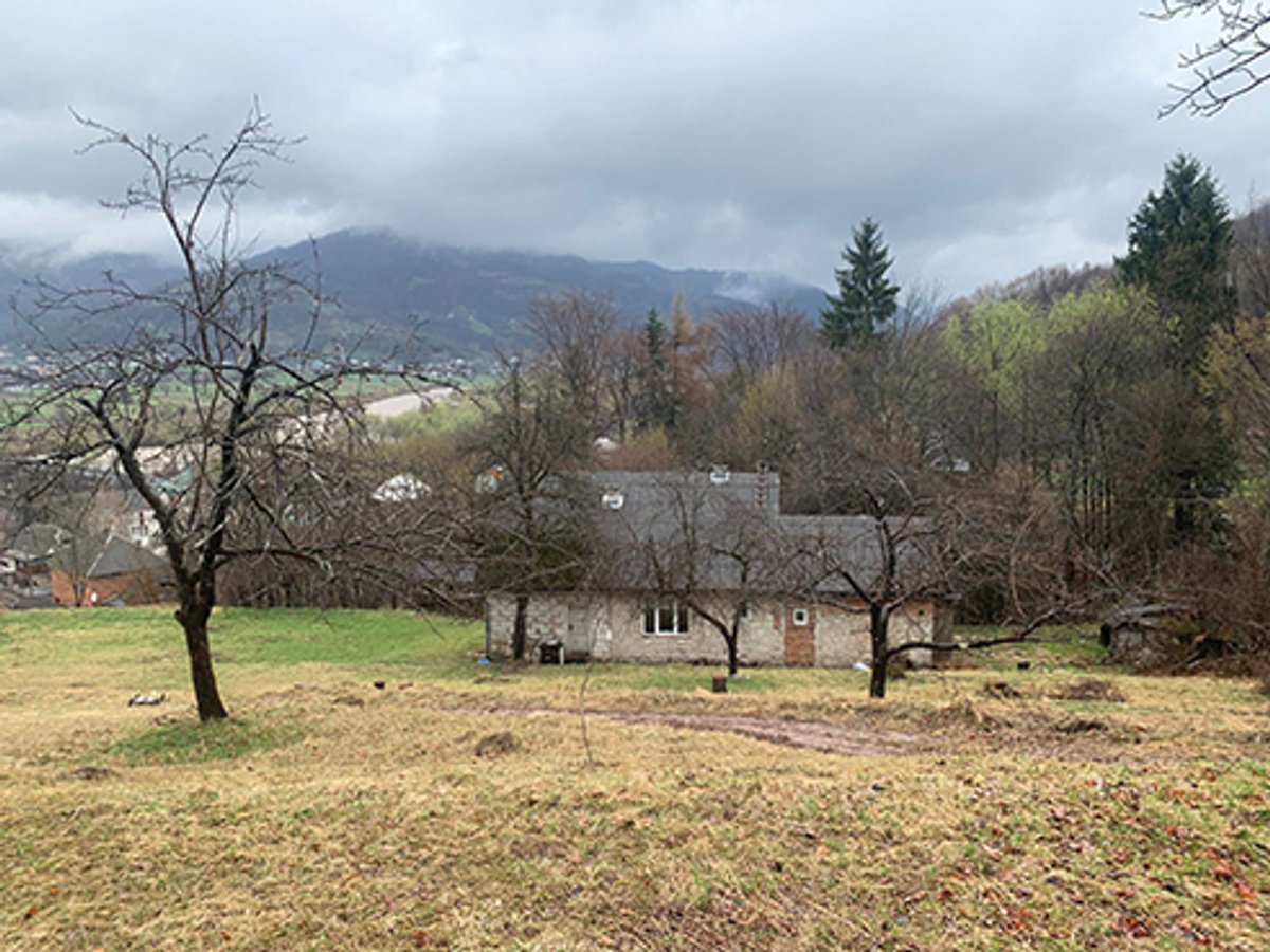 A view of Zhanna Kadyrova's mountain village art residence house in the Carpathians © Zhanna Kadyrova