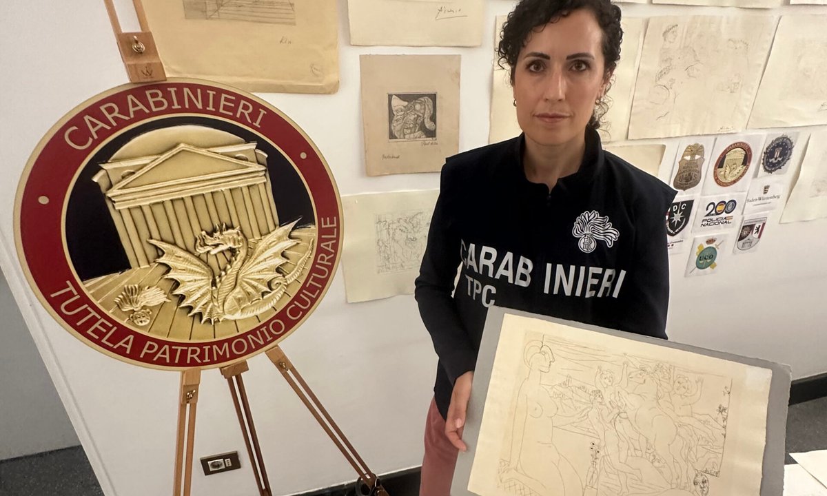 Forged Picasso prints sold at Stuttgart auction recovered as part of international police operation