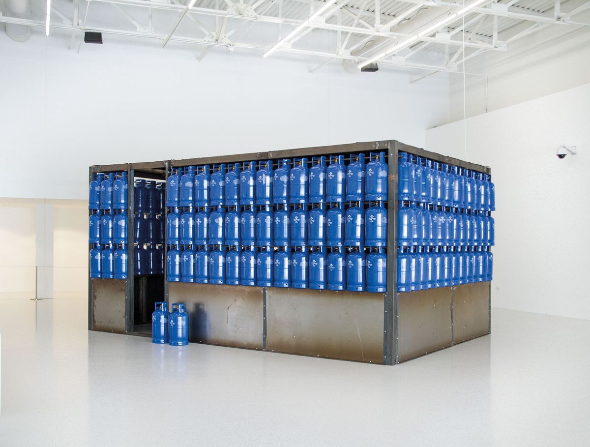 Amal Kenawy’s The Silent Multitudes (2010) is part of the show at the Mathaf museum Photo © Wael Mansour