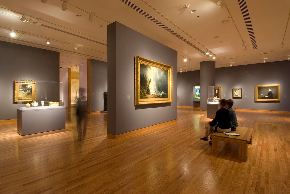 The Seattle Art Museum's American galleries, described by their curator as presenting a limited view of art history Tim Aguero