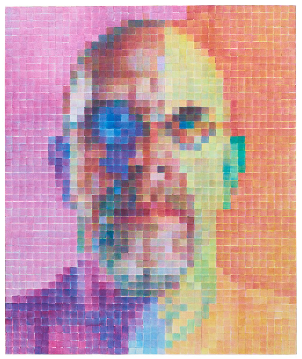 Chuck Close Photo Realist painter of large scale portraits has