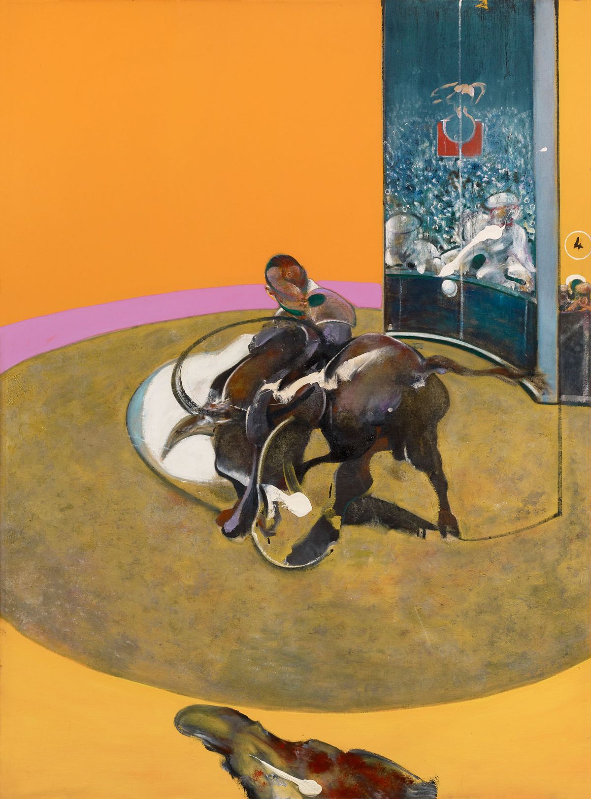 Francis Bacon's Study for Bullfight No. 1 (1969) Private Collection, Switzerland. Photo: Prudence Cuming Associates Ltd.