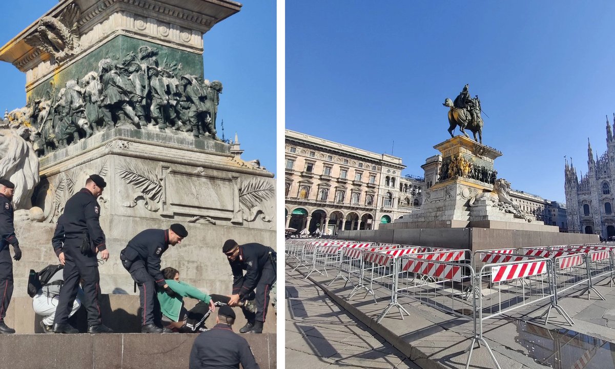 Milan authorities should rent conservationist after struggling to wash statue broken by local weather activists Milan authorities should rent conservationist after struggling to wash statue broken by local weather activists
