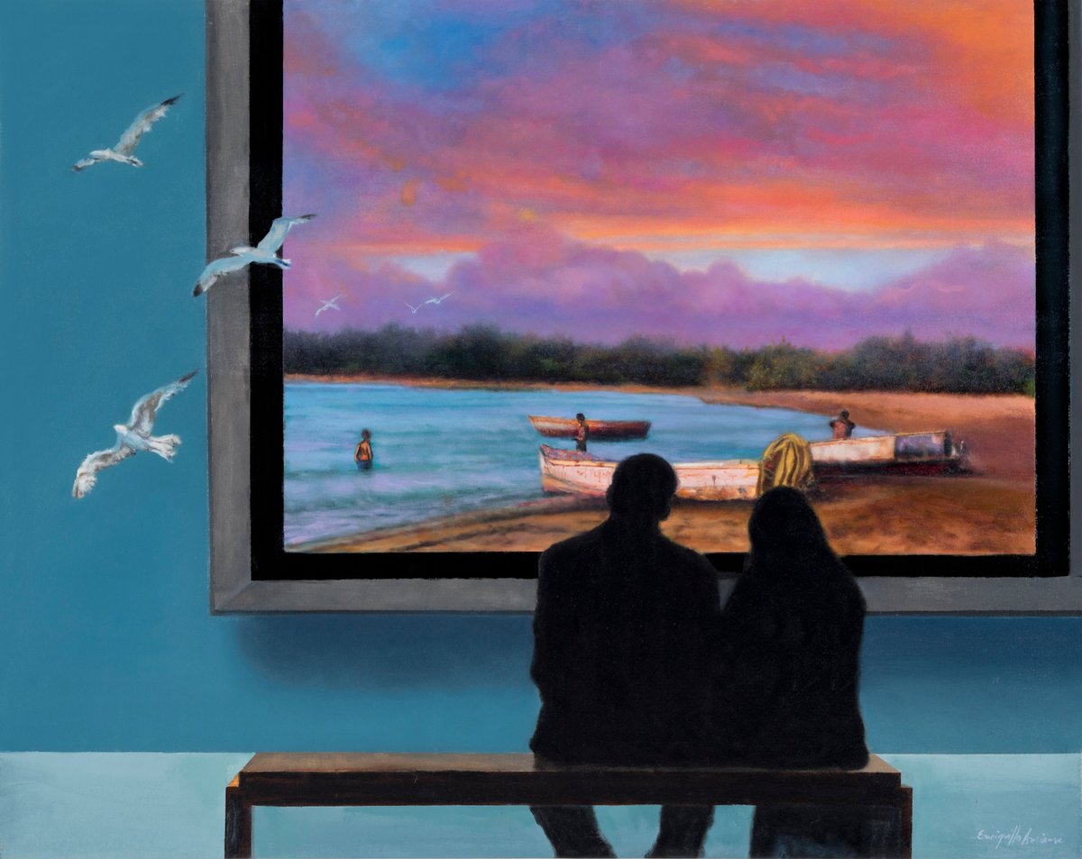 A work by Enriquillo Amiama from his current retrospective Courtesy the artist