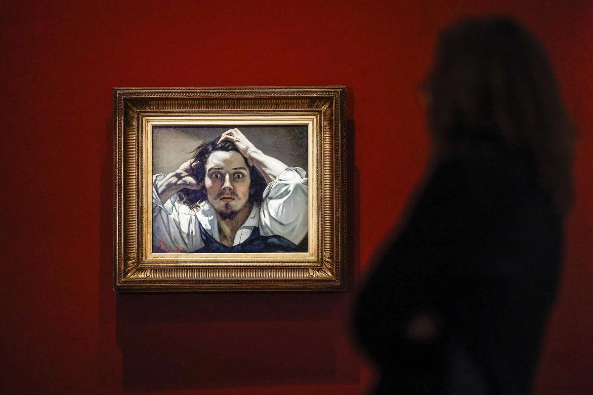 Gustave Courbet’s self-portrait Le Désespéré (the desperate man) (1843-45)
Ian Langsdon/AFP via Getty Images