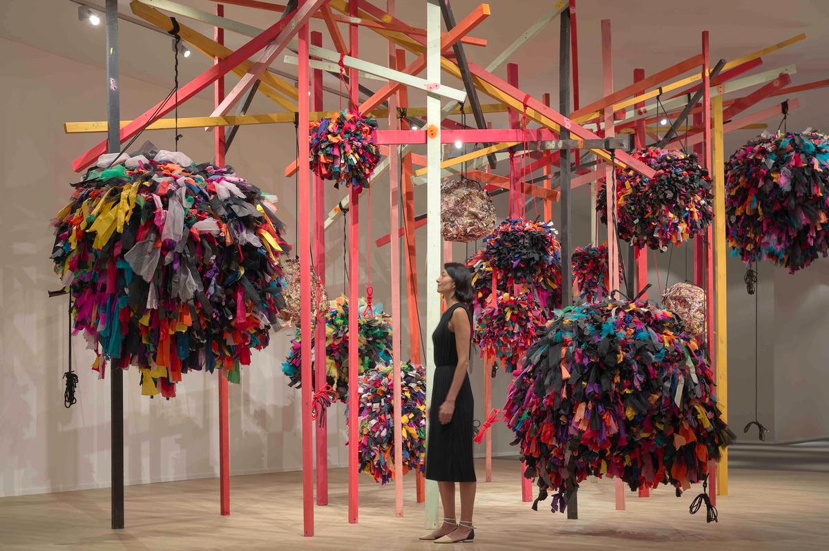 Phyllida Barlow for Masterpiece Presents © Phyllida Barlow. Courtesy the artist and Hauser & Wirth. Photo: Alex Delfanne